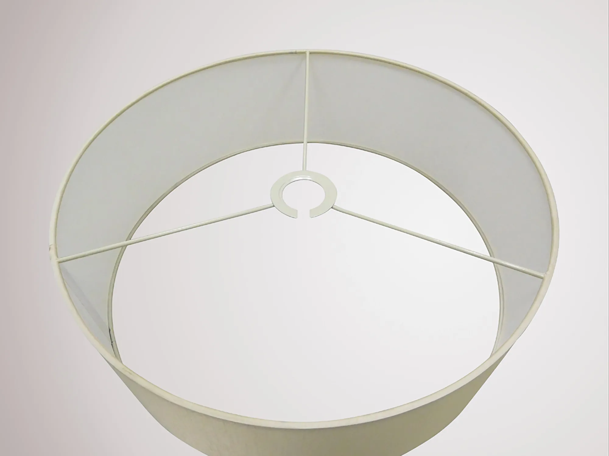 Serena 45cm Faux Silk Fabric Shade Ivory Pearl, White D0310  Deco Serena